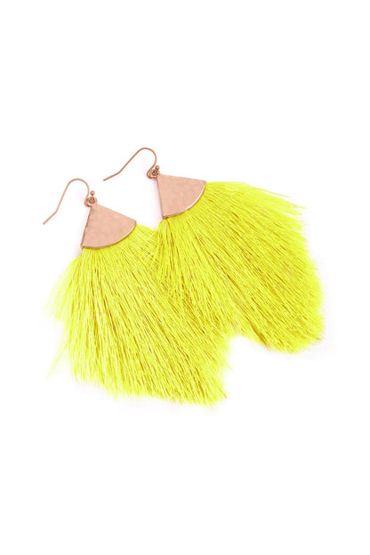 Tasseled earrings