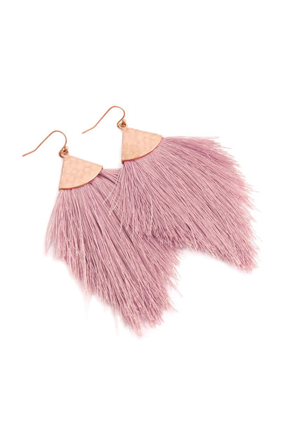 Tasseled earrings
