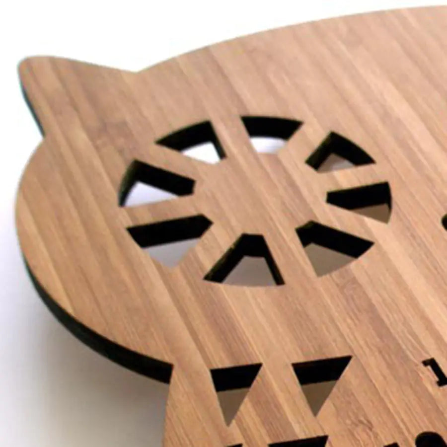 Wanduhr Eule – Tierdekoration