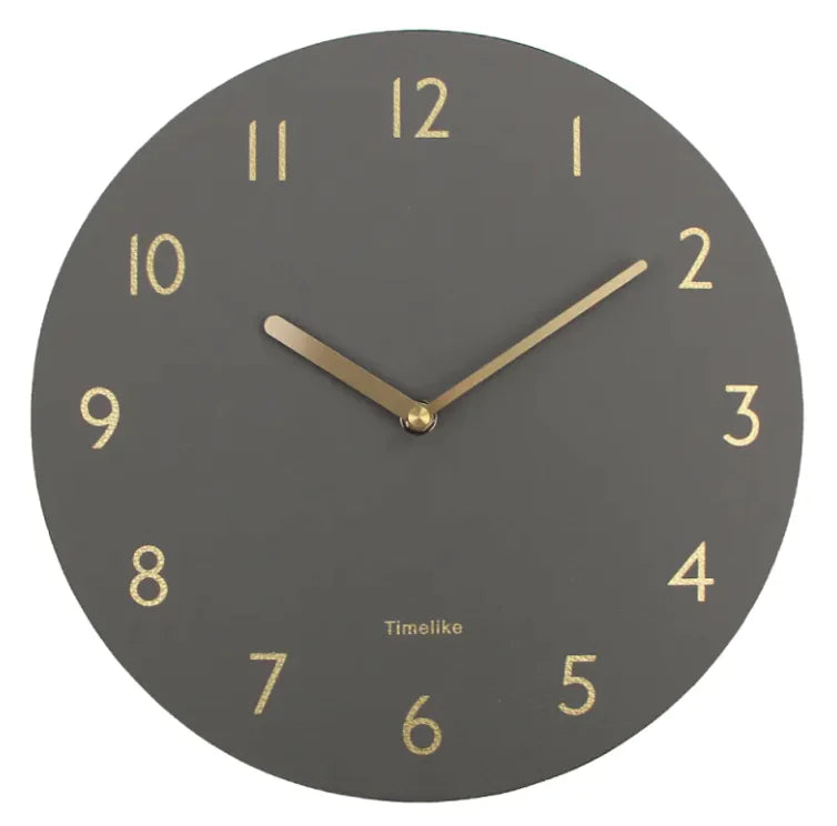 Wanduhr im Lederdesign