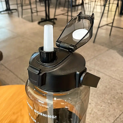 Gourde XXL 2 L – Plastique portable pour sport et voyage