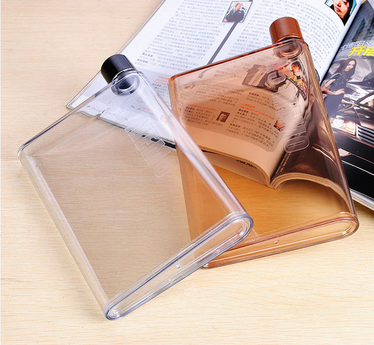 Design &amp; Praktisch – A5 Flasche mit Trinkbecher