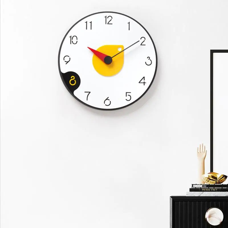 Horloge murale 3D au design gravé au laser