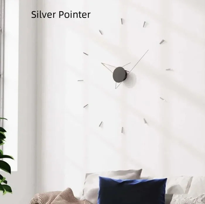 Reloj de pared artístico y creativo con silueta