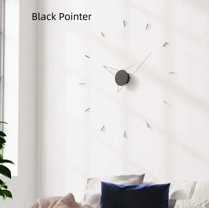 Reloj de pared artístico y creativo con silueta