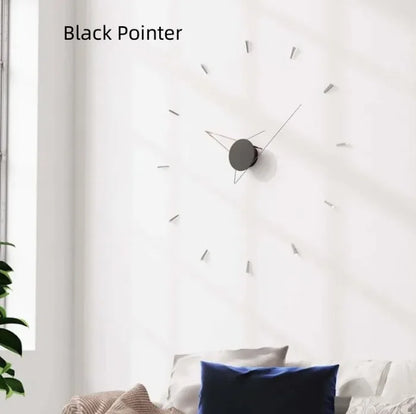 Reloj de pared artístico y creativo con silueta