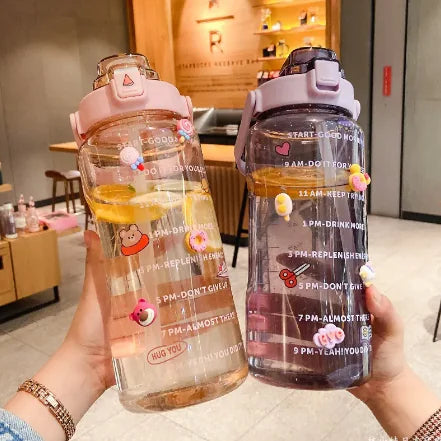 Hydrate Max – Botella de agua de 2 L