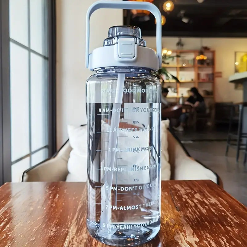 Gourde XXL 2 L – Plastique portable pour sport et voyage