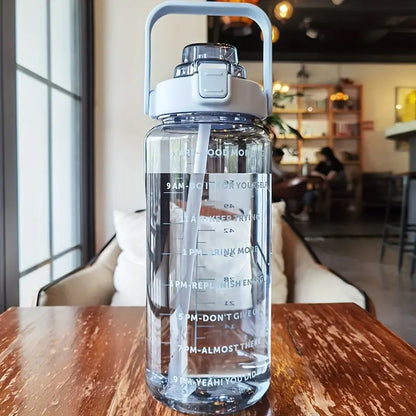 Gourde XXL 2 L – Plastique portable pour sport et voyage