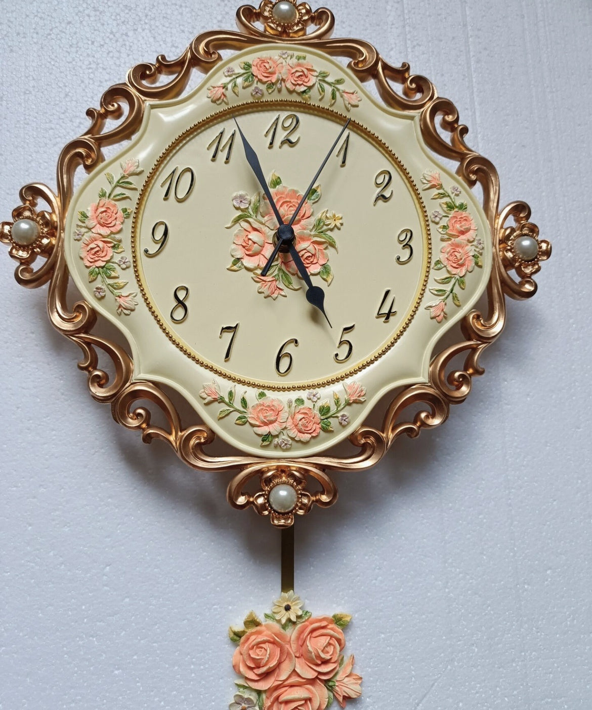 Reloj de pared estéreo europeo, reloj silencioso