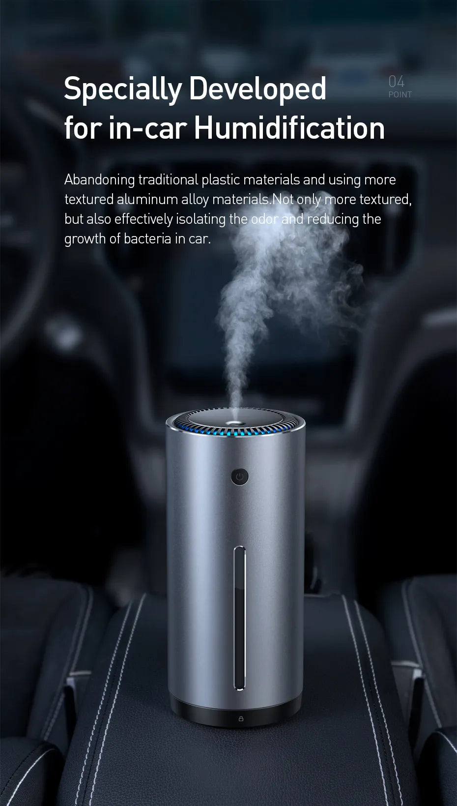 Humidificador de aire para vehículos