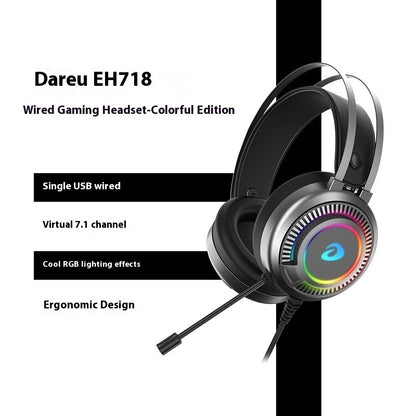 Kabelgebundenes Gaming-Headset mit Geräuschunterdrückung