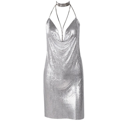 Ketten-Abendkleid