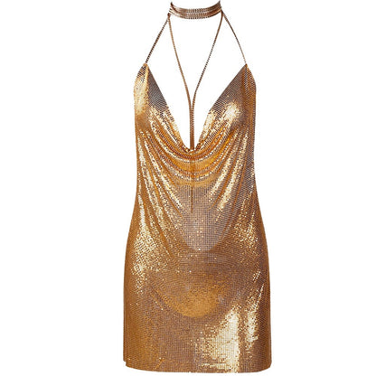 Ketten-Abendkleid