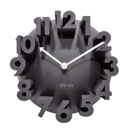 Minimalistische stilvolle 3D-Wanduhr
