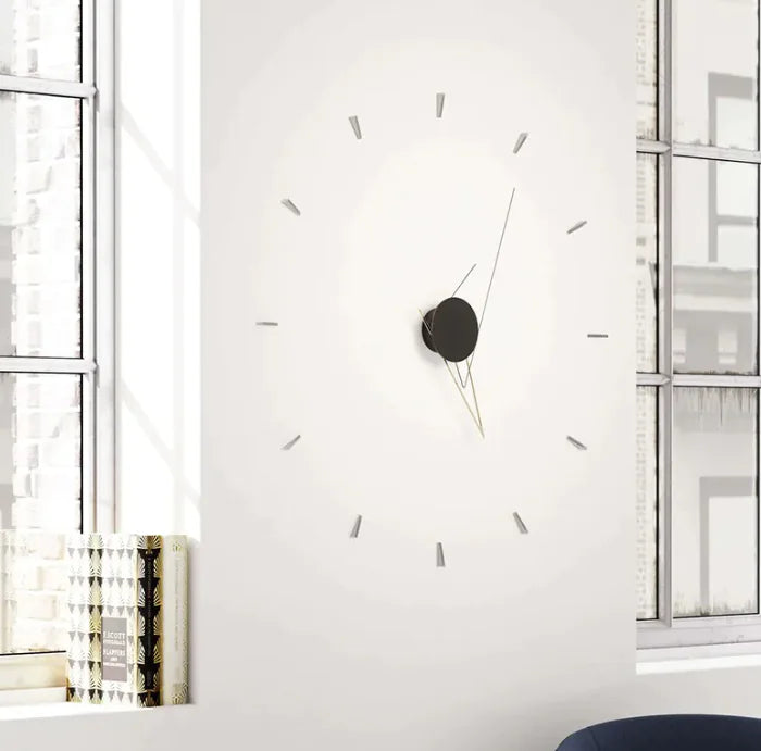 Reloj de pared artístico y creativo con silueta
