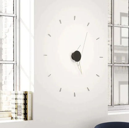 Reloj de pared artístico y creativo con silueta