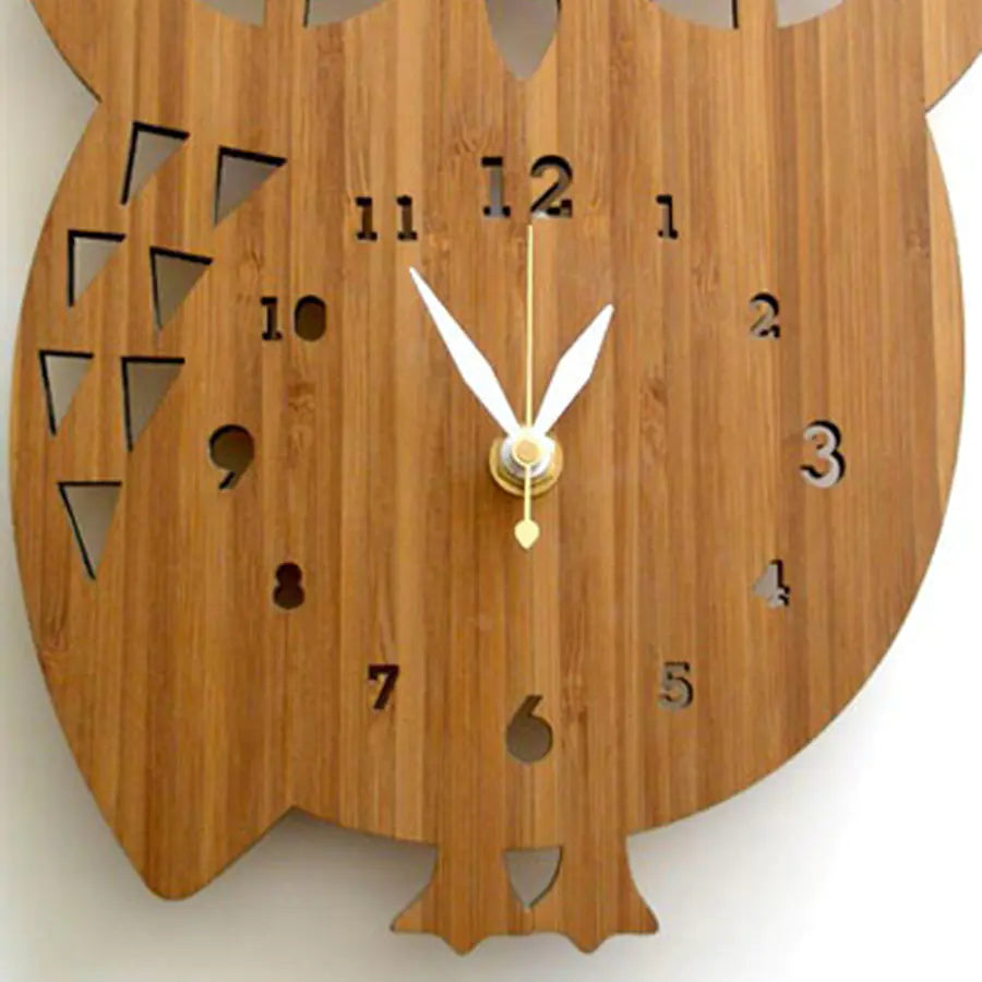 Wanduhr Eule – Tierdekoration