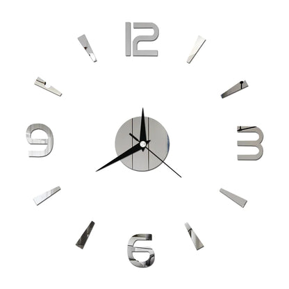 Horloge murale miroir en acrylique au design créatif