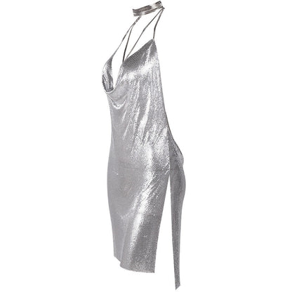 Ketten-Abendkleid