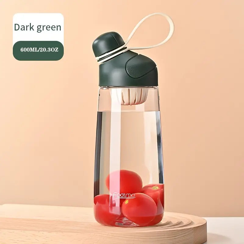 Botella portátil de 600 ml – Infusor de té integrado