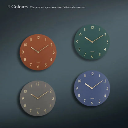 Horloge murale au design cuir