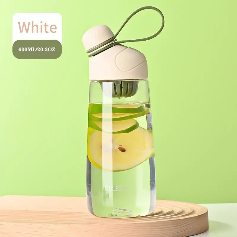 Botella portátil de 600 ml – Infusor de té integrado